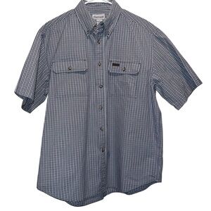 Carhartt Blue Gingham Short Sleeve Shirt